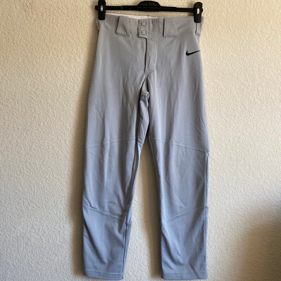 Nike Bottoms Nike Baseball Grey Mesh Back Pants Straight Leg Extra